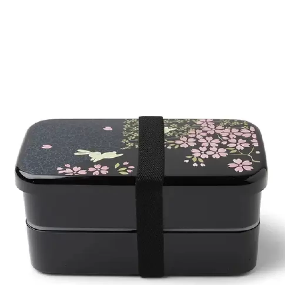 MIYA Company Bento Sets^Bento Sakura Rabbit Black