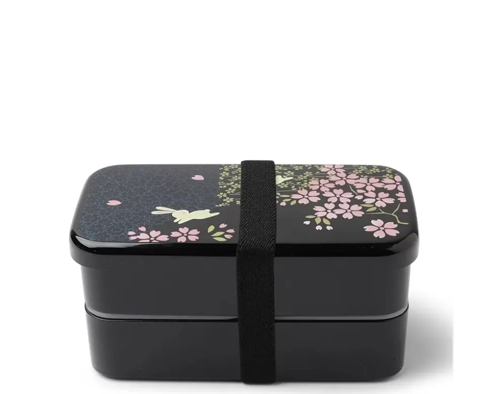 MIYA Company Bento Sets^Bento Sakura Rabbit Black