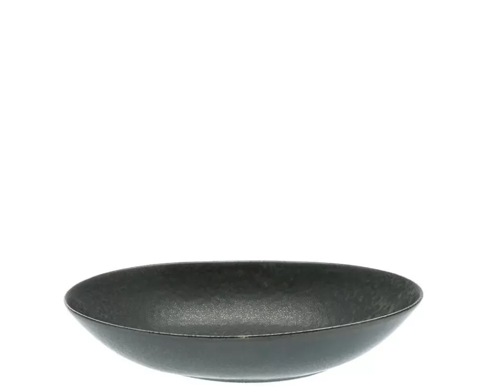 MIYA Company Serving Bowls & Plates^Black Cosmos Bowl Oval 10"