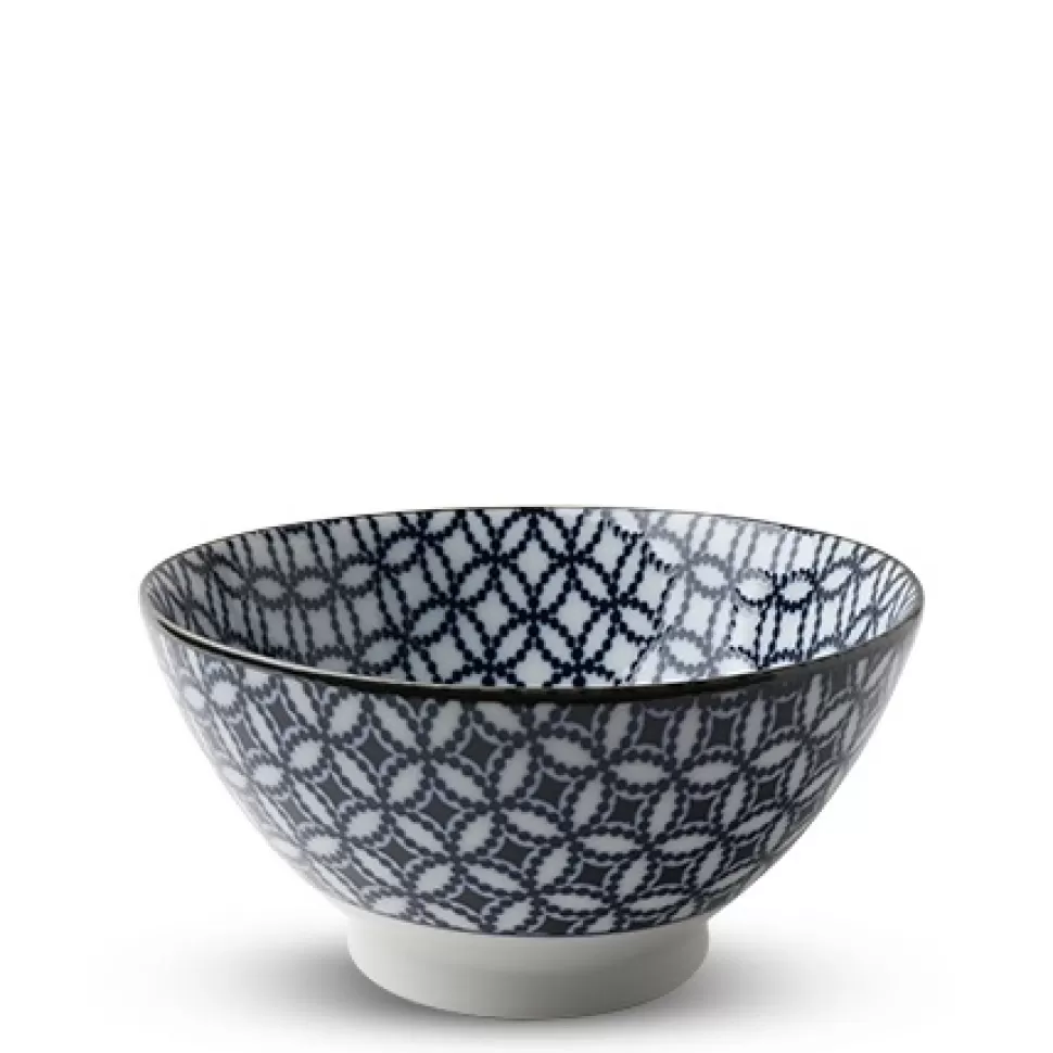 MIYA Company Ramen Bowls^Blue & White Shippou 7" Noodle Bowl