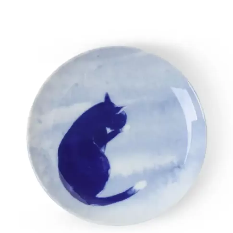 MIYA Company Plates^Blue Cat Grooming Plate