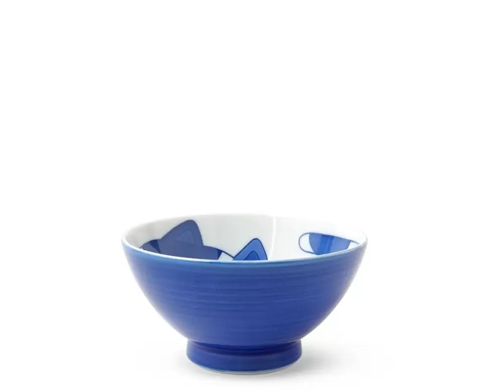 MIYA Company Bowls^Blue Cats 4.5" Rice Bowl