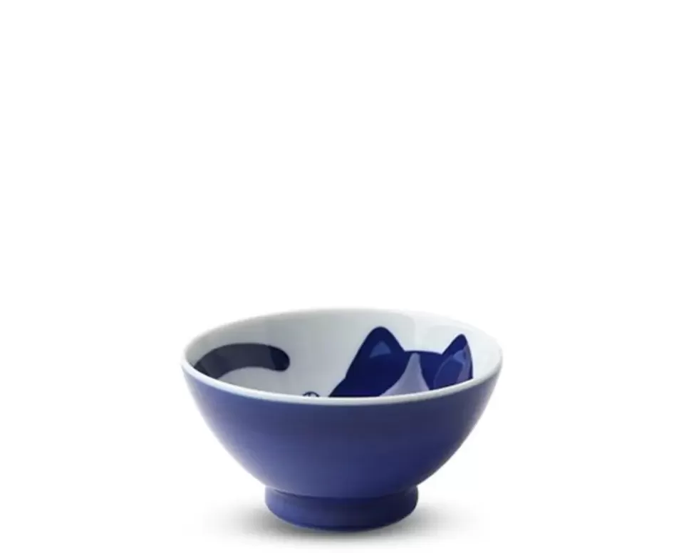 MIYA Company Bowls^Blue Cats 4.5" Rice Bowl