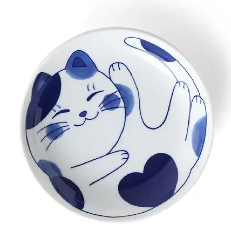 MIYA Company Bowls^Blue Cats 7.75" Bowl