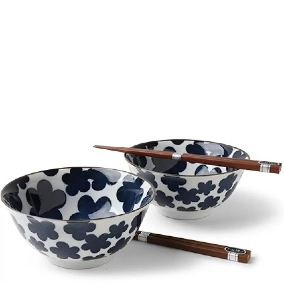 MIYA Company Bowl Sets^Blue Clouds 5.75" Bowl Set