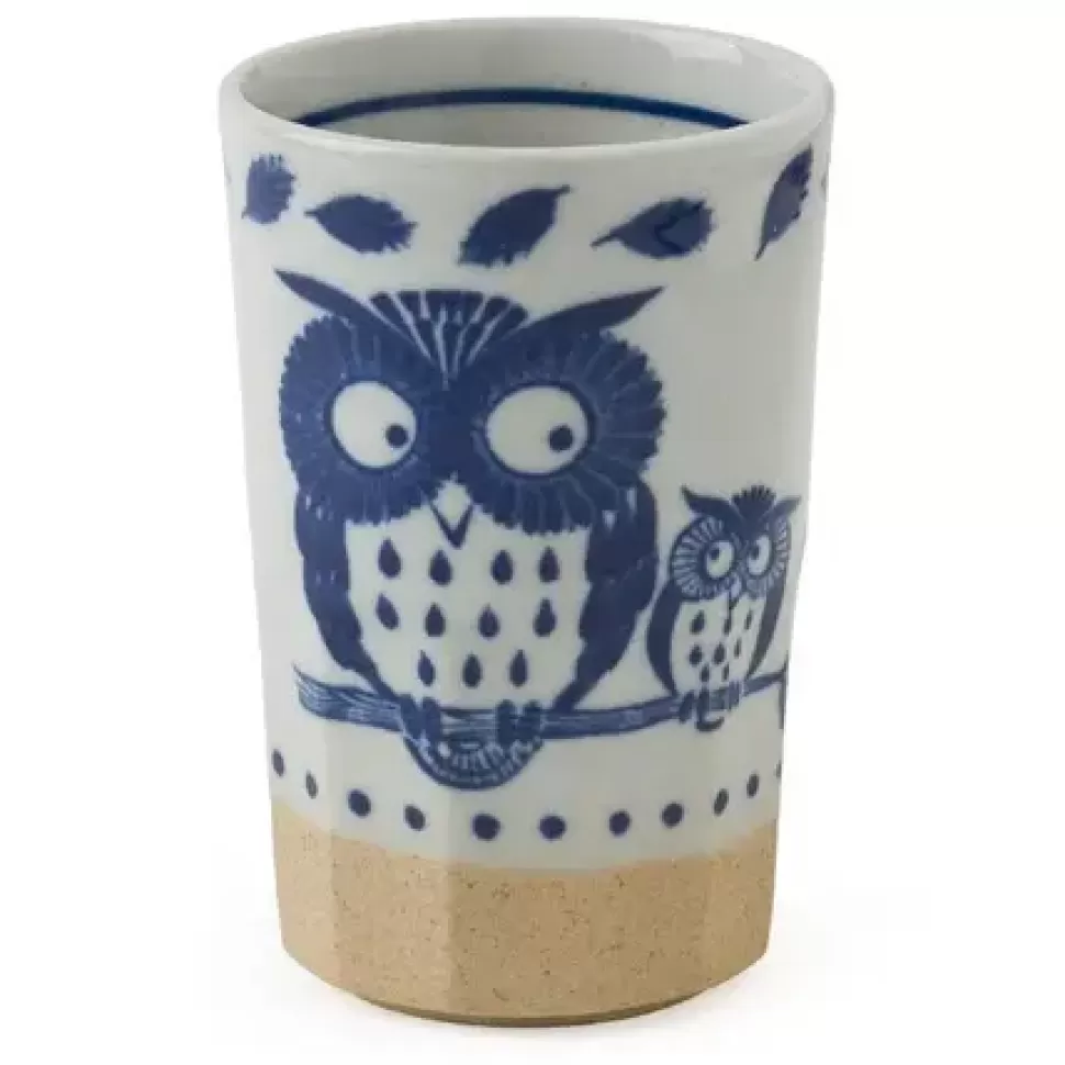 MIYA Company Cups/Mugs^Blue Cup Owl 9 Oz