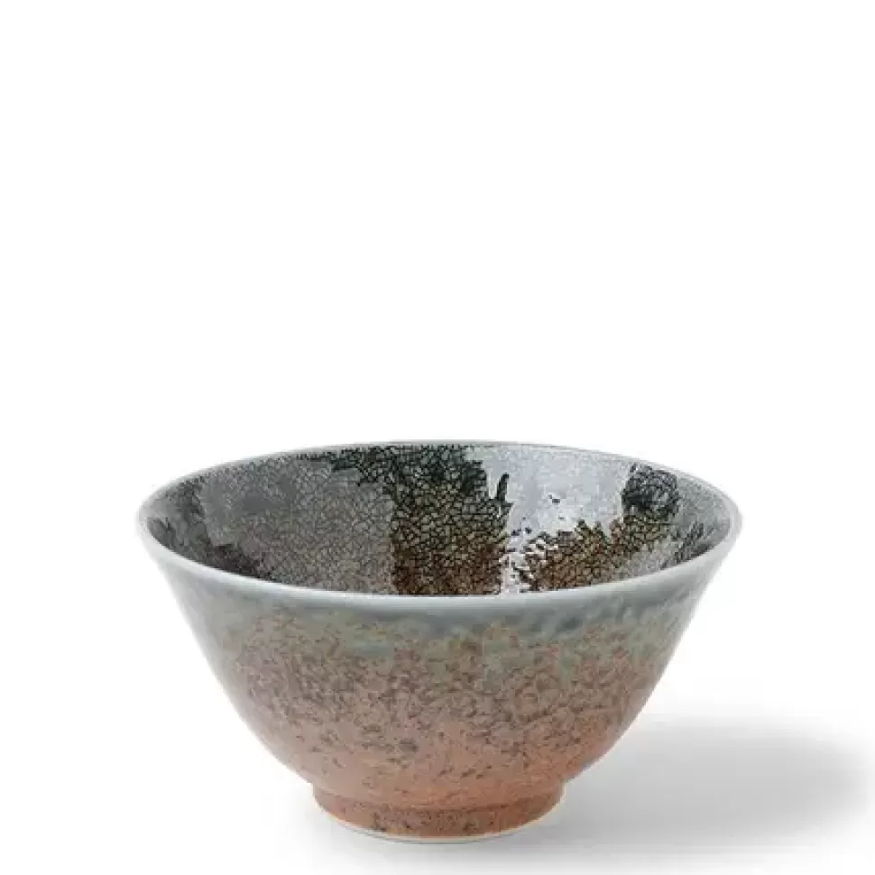 MIYA Company Medium Bowls^Blue Sand Crackle Bowl 5-1/4"