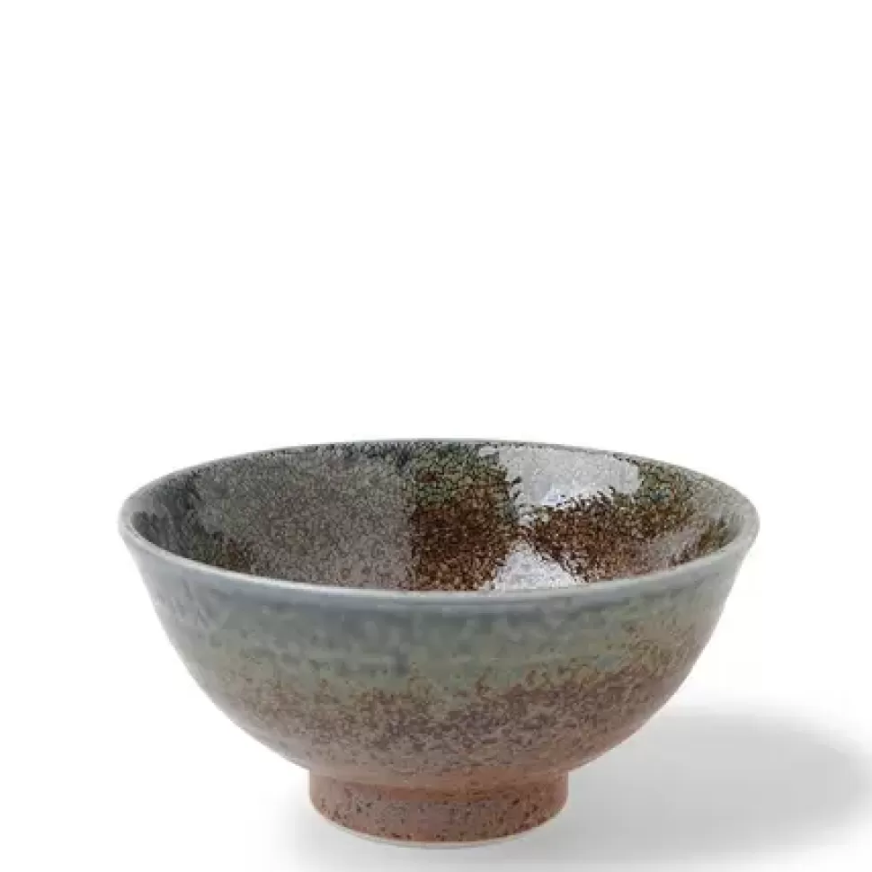 MIYA Company Medium Bowls^Blue Sand Crackle Bowl 6-1/4"