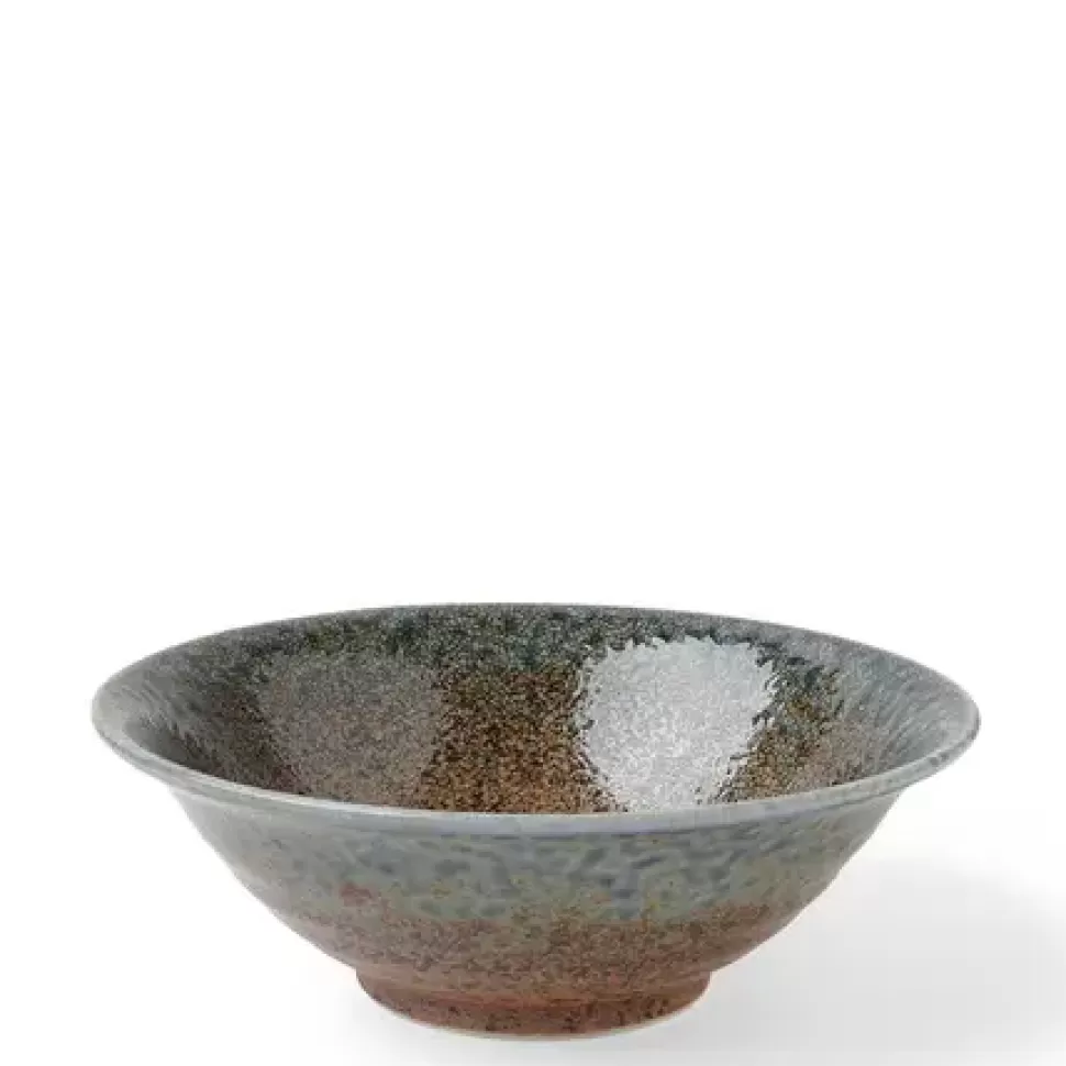 MIYA Company Medium Bowls^Blue Sand Crackle Bowl 7-5/8"