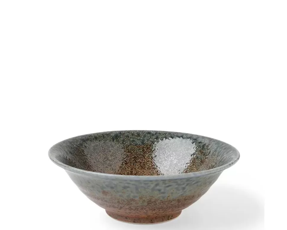 MIYA Company Medium Bowls^Blue Sand Crackle Bowl 7-5/8"