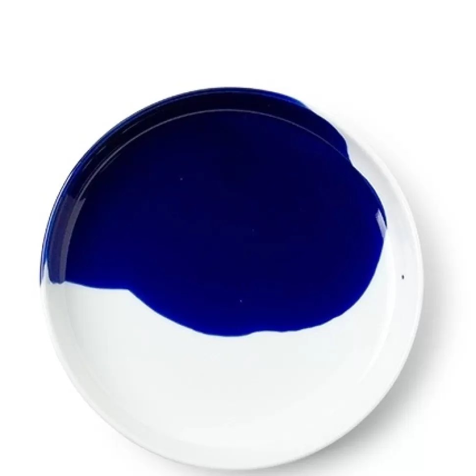 MIYA Company Medium Plates^Blue Splash 6.25" Plate