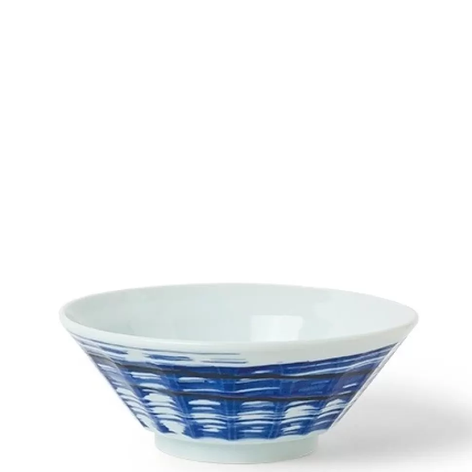 MIYA Company Ramen Bowls^Blue Strokes 7.75" Ramen Bowl