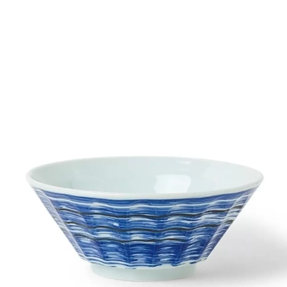 MIYA Company Ramen Bowls^Blue Strokes 8.5" Ramen Bowl