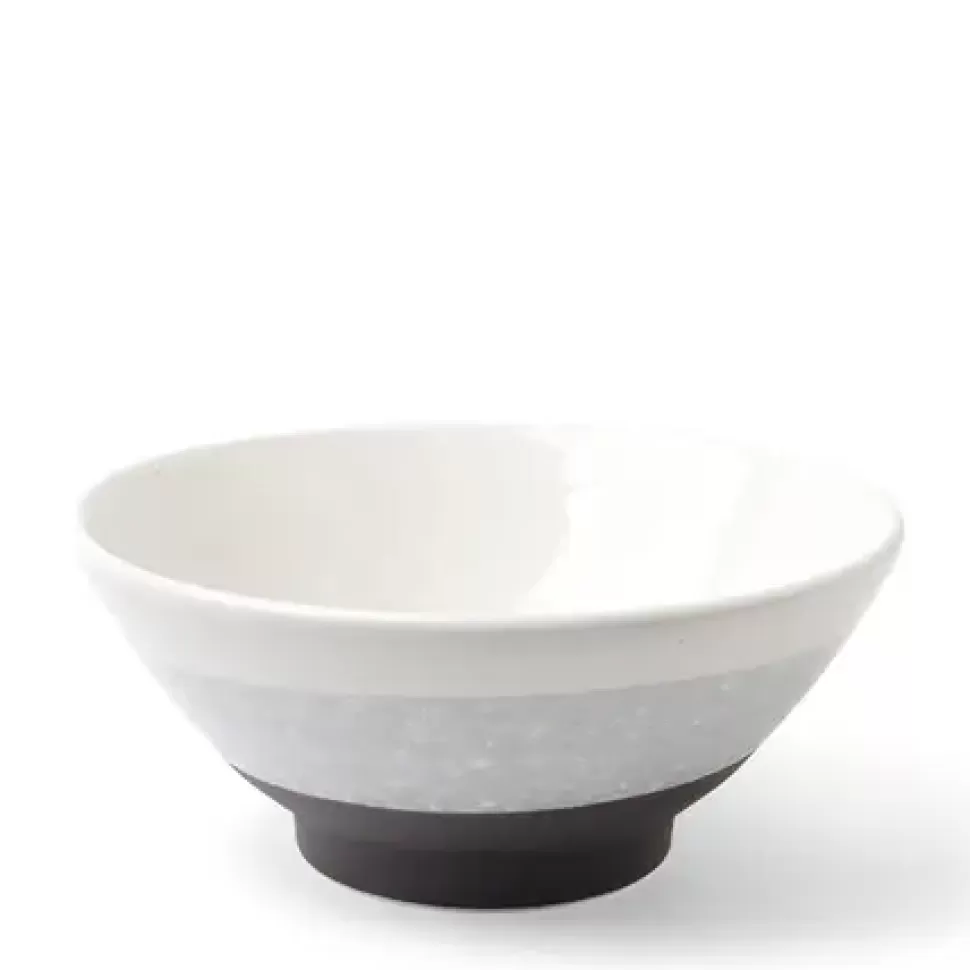 MIYA Company Ramen Bowls^Bowl Gradient Black & White 7-1/2"