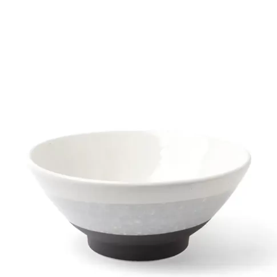 MIYA Company Ramen Bowls^Bowl Gradient Black & White 7"