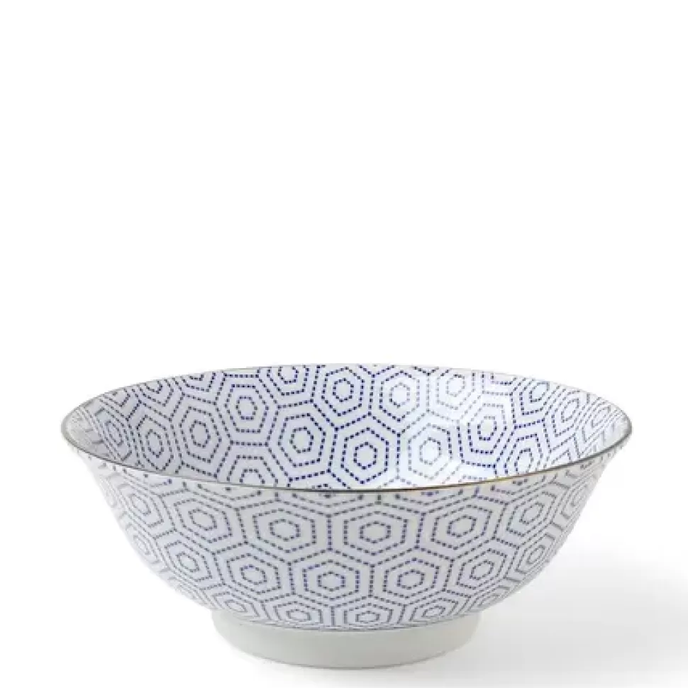 MIYA Company Ramen Bowls^Bowl Indigo Tortoise Shell Ramen