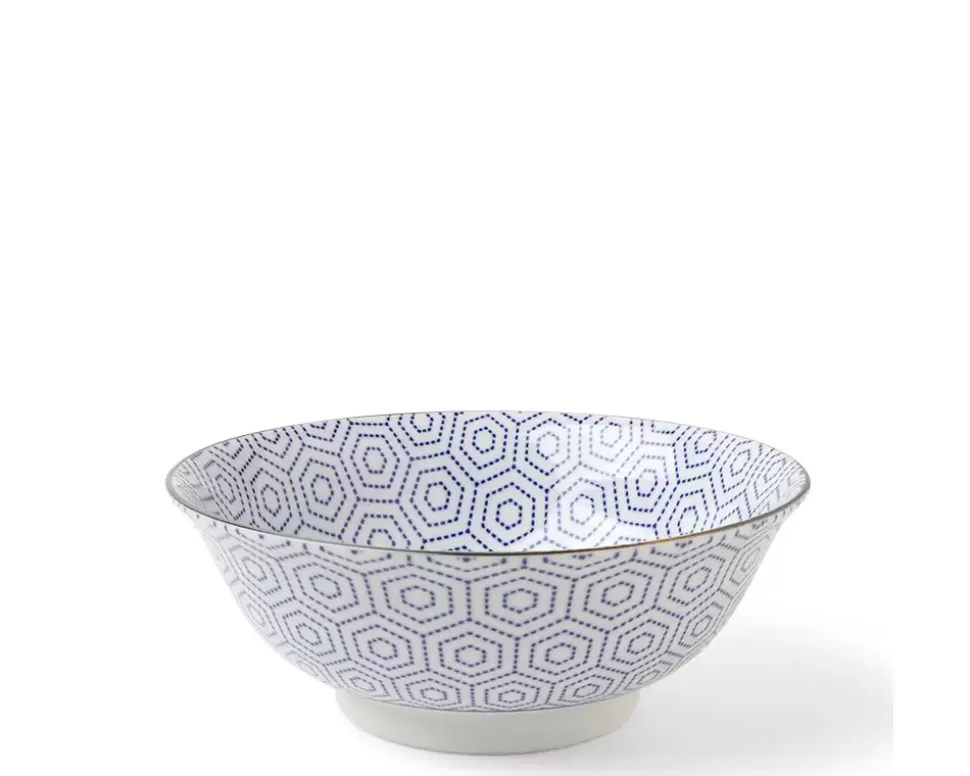 MIYA Company Ramen Bowls^Bowl Indigo Tortoise Shell Ramen