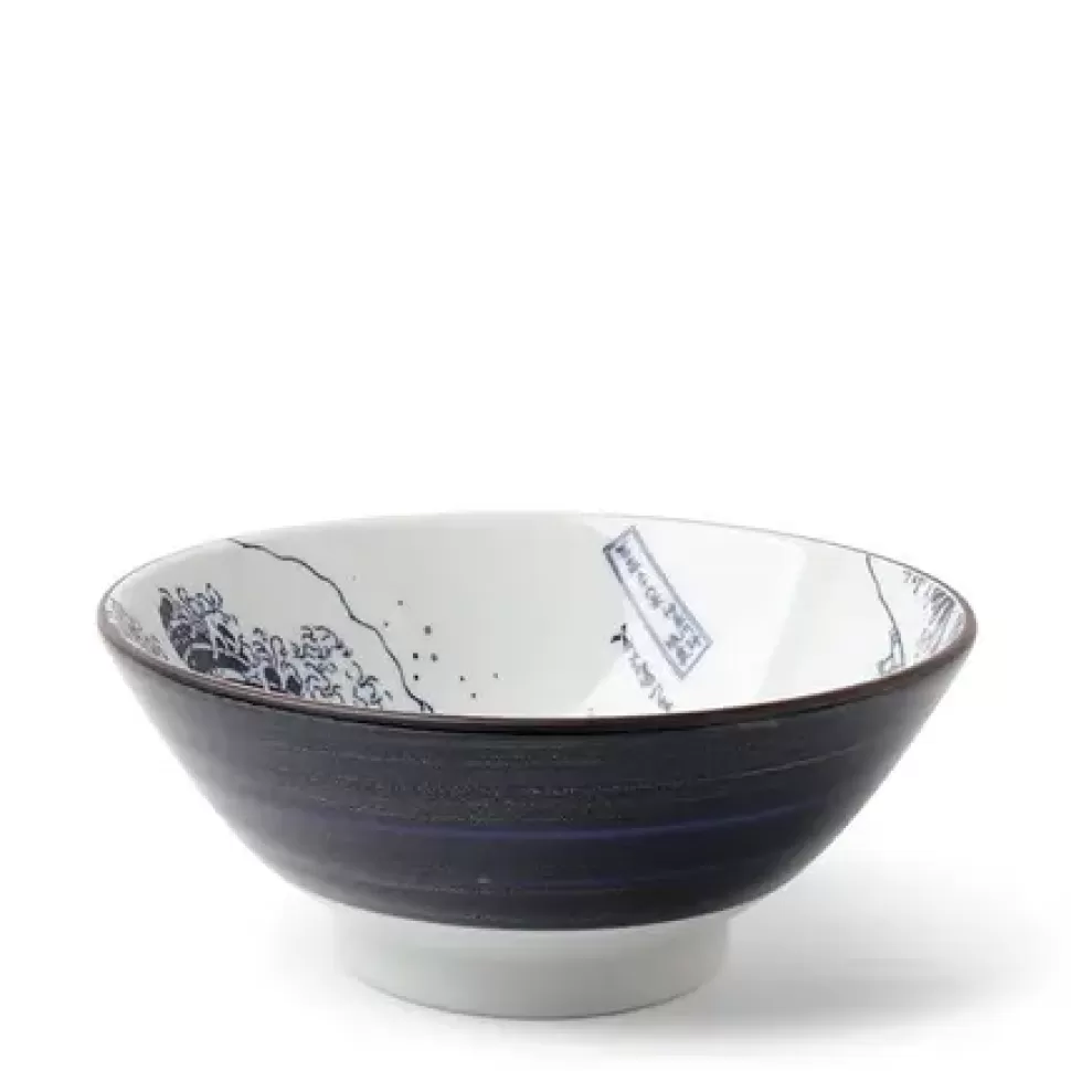 MIYA Company Ramen Bowls^Bowl The Great Wave 8-1/4"