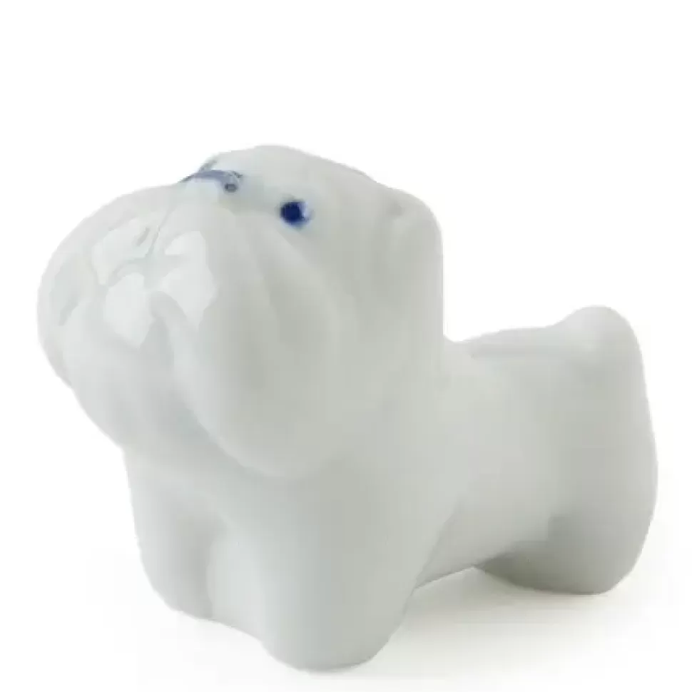 MIYA Company Dogs^Bulldog Chopstick Rest - White