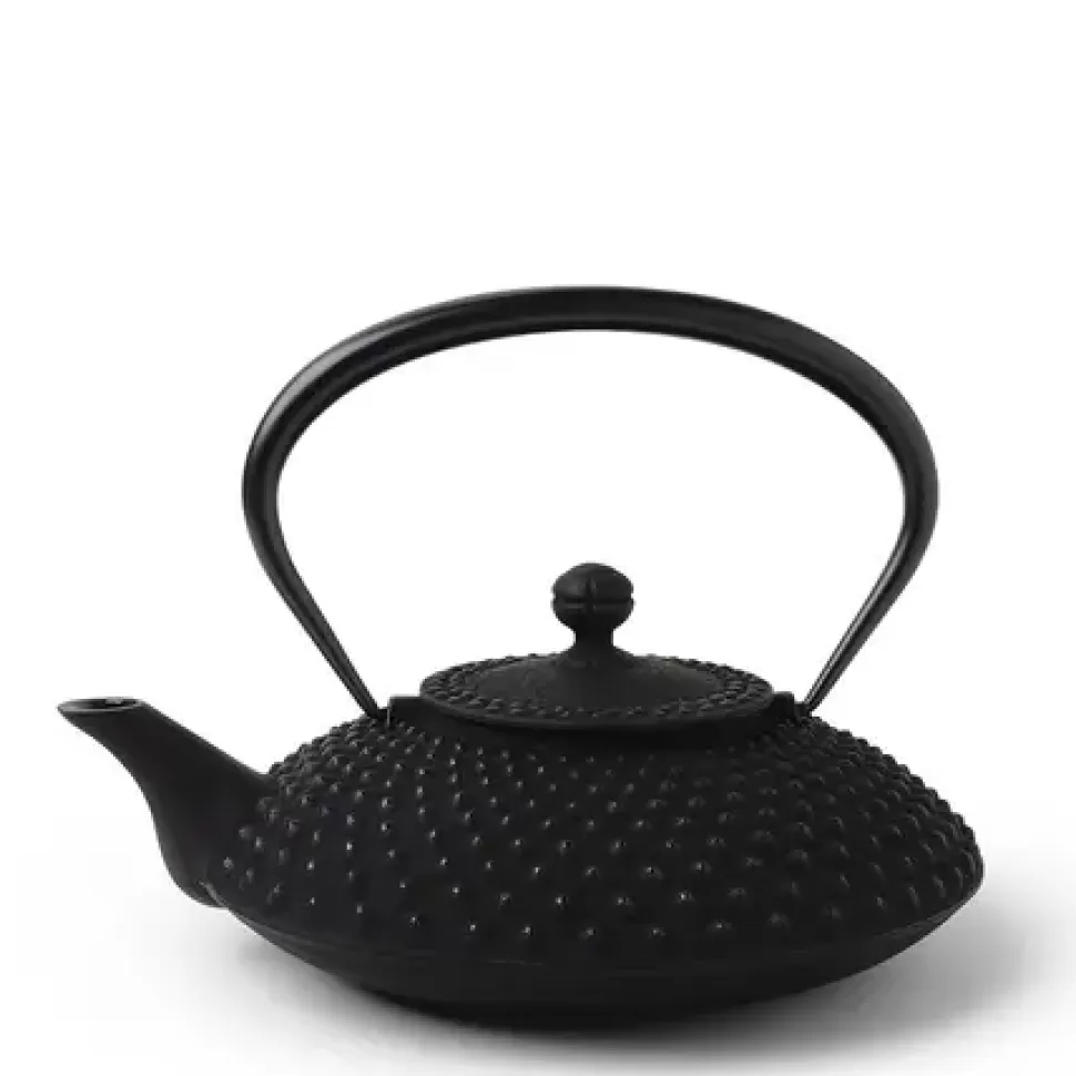 MIYA Company Teapots - Cast Iron^Cast Iron Teapot Flat Hailstone 1.08L