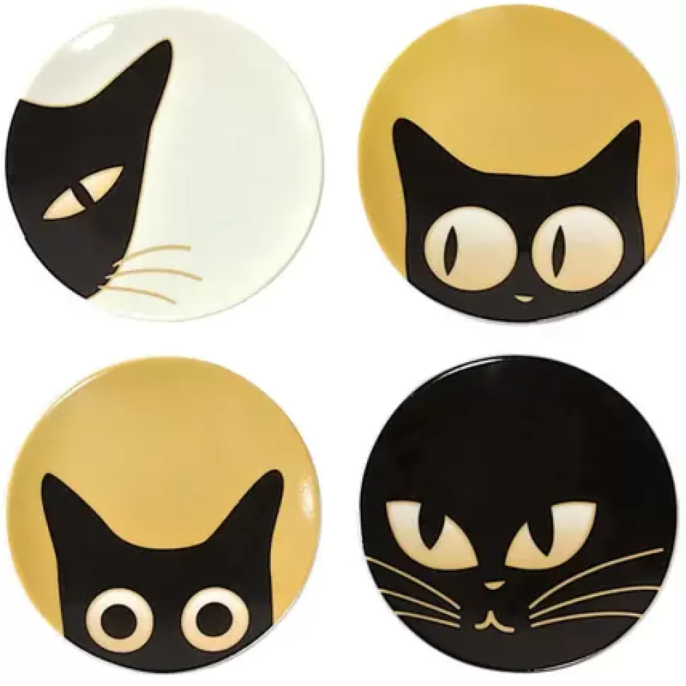 MIYA Company Plates^Cat Eyes 3.5" Mini Plate Set