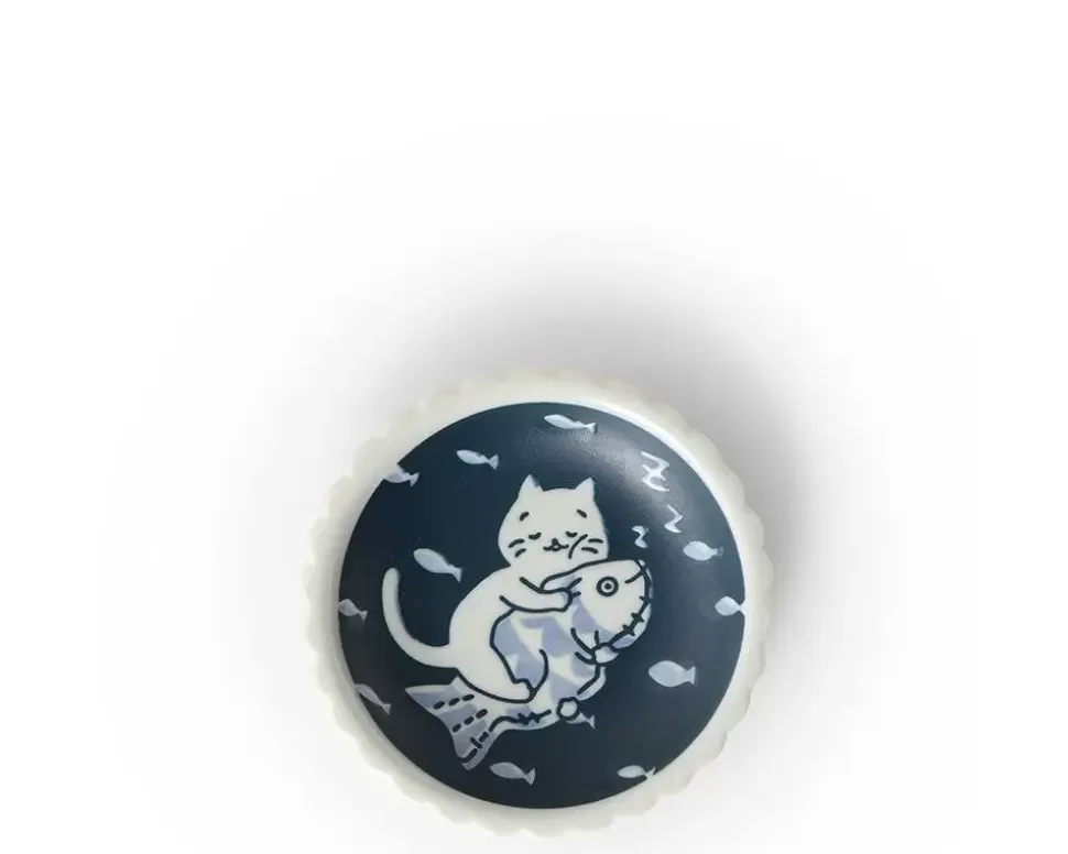 MIYA Company Plates^Cat Life 4.25" Sauce Dish