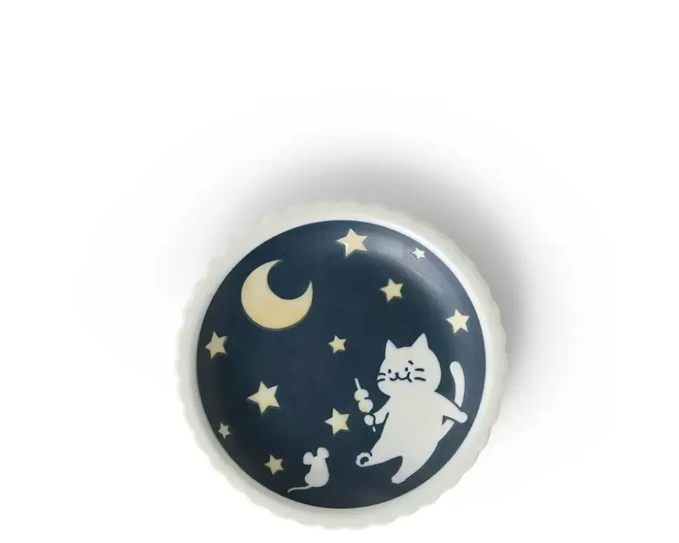 MIYA Company Plates^Cat Life 5.5" Plate