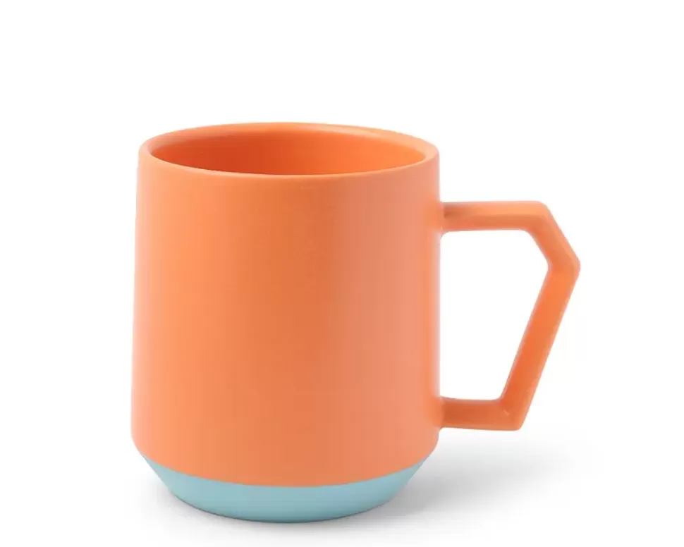 MIYA Company Mugs^Chips 12 Oz. Mug Pastel Orange