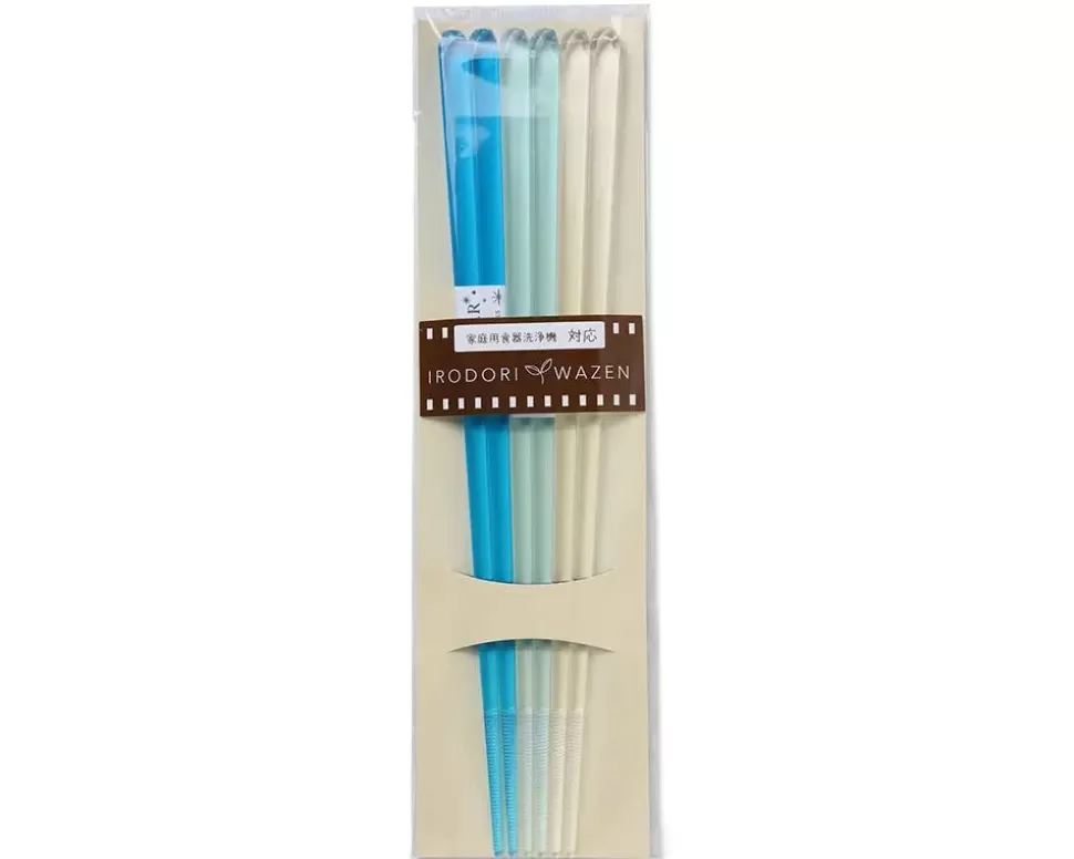 MIYA Company Chopsticks^Chopsticks Acrylic Blue Set/3