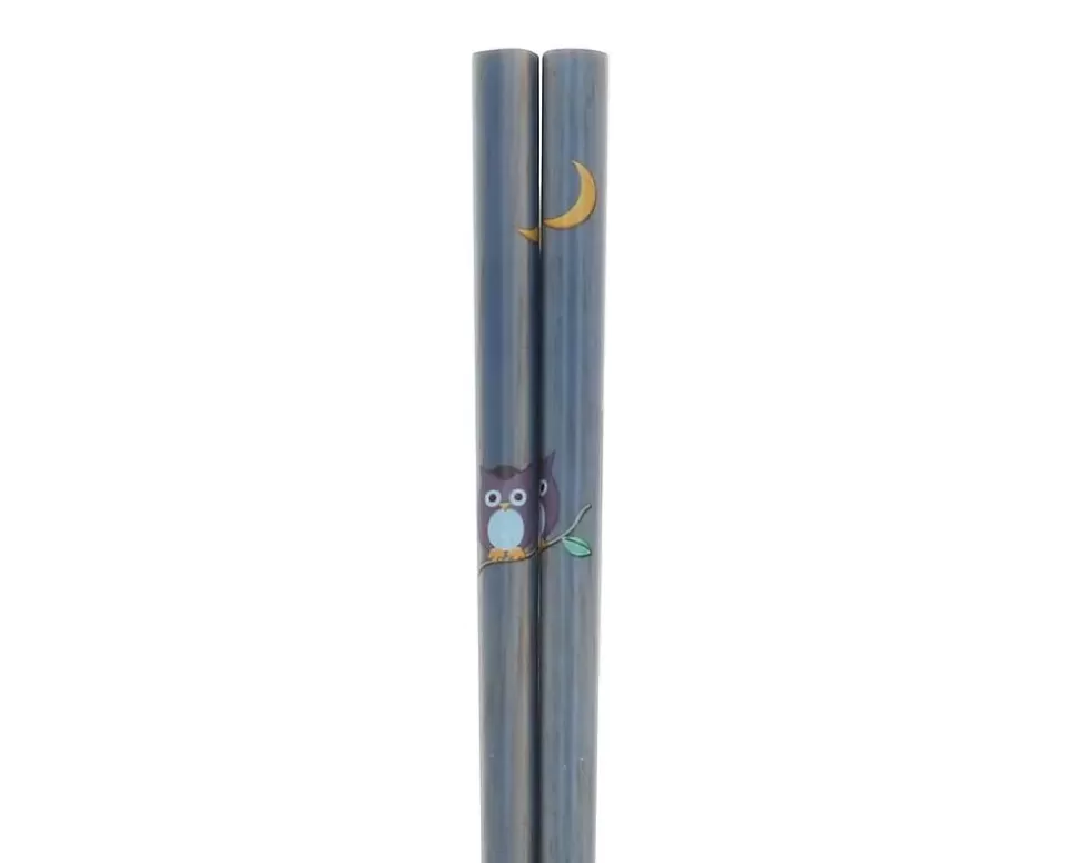 MIYA Company Owls^Chopsticks Owl Blue/Purple