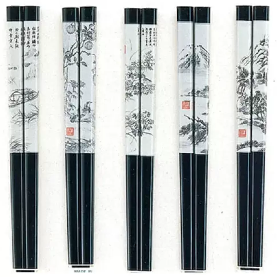 MIYA Company Lacquerware^Chopsticks Scroll Art