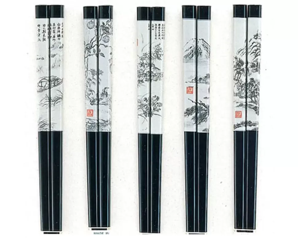 MIYA Company Lacquerware^Chopsticks Scroll Art