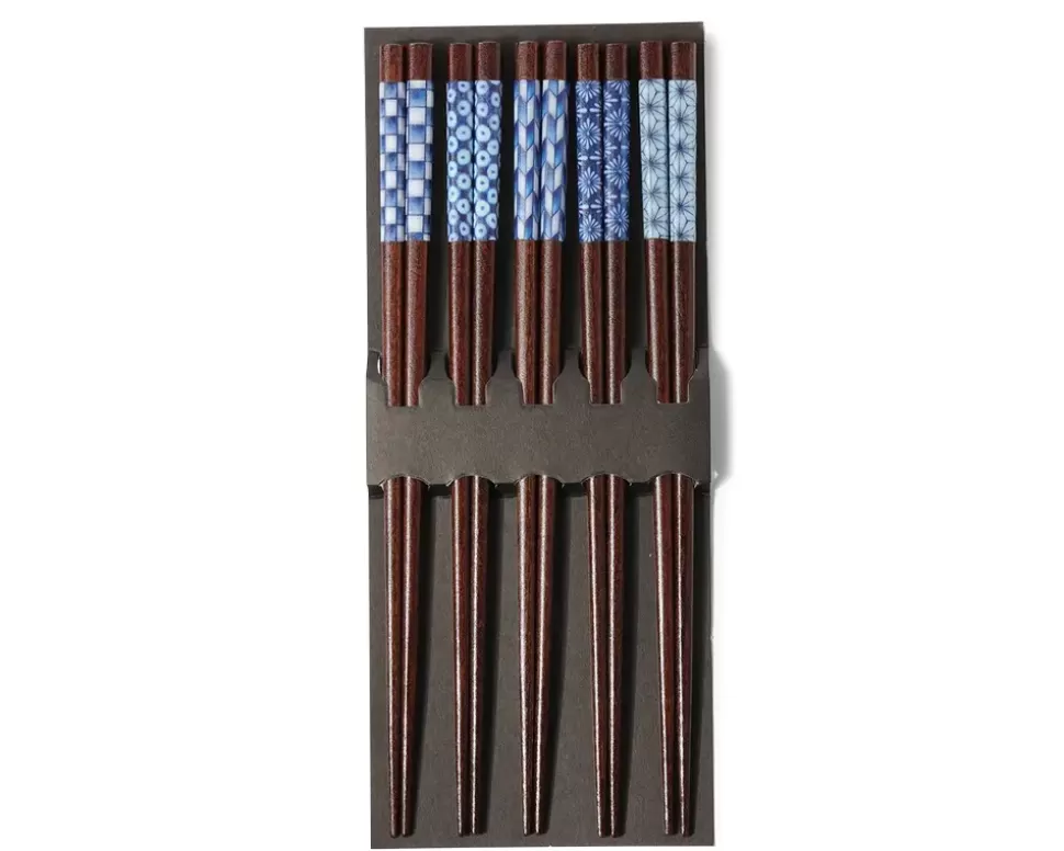 MIYA Company Chopsticks^Chopsticks Set Wood Aizome Patterns