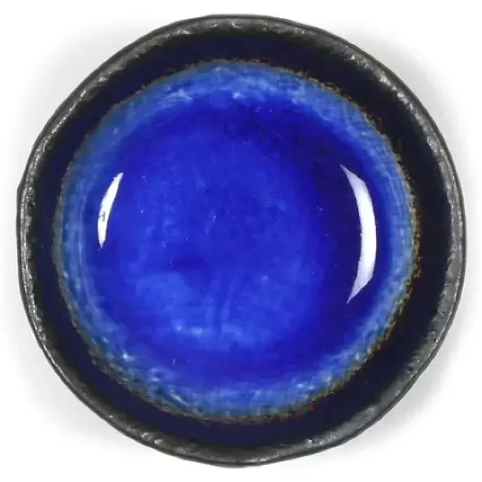 MIYA Company Sauce Dishes^Cobalt Blue 3.25" Round Dish