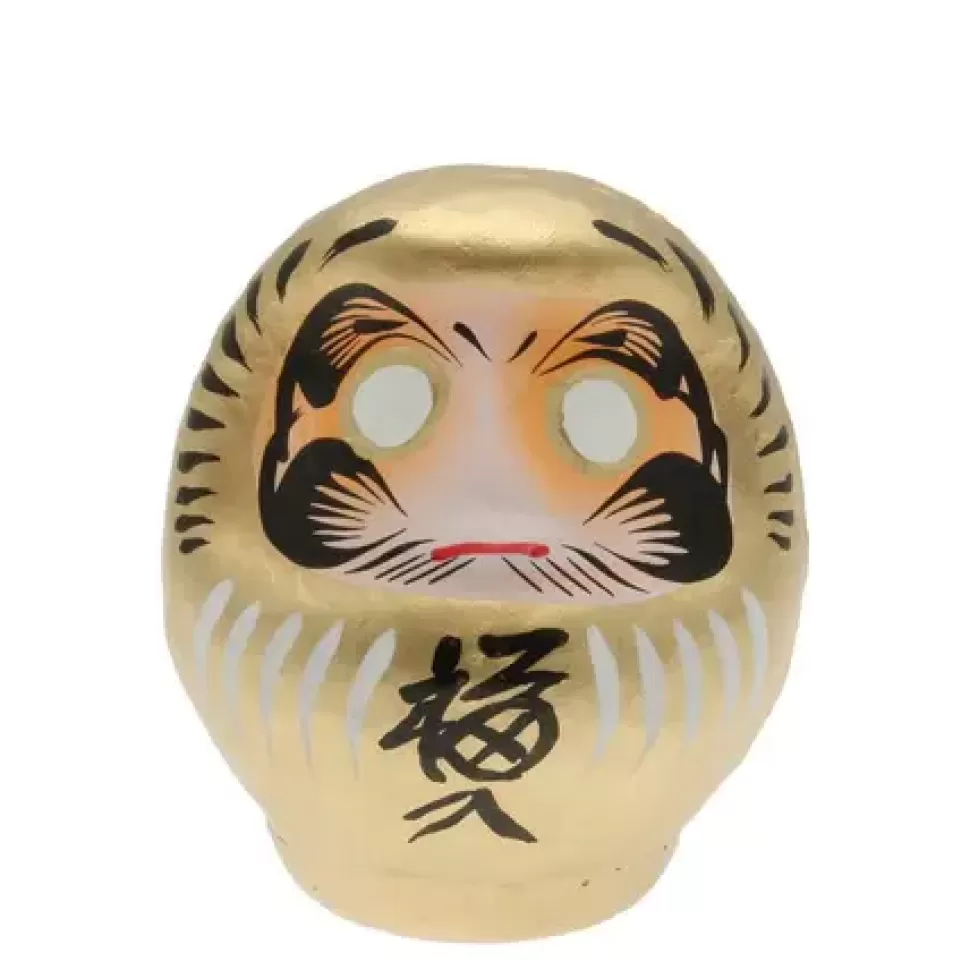 MIYA Company Figurines^Daruma Gold Wealth 3-3/4"