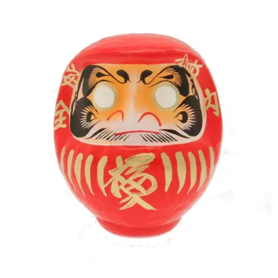 MIYA Company Figurines^Daruma Red Good Fortune 5-3/4"