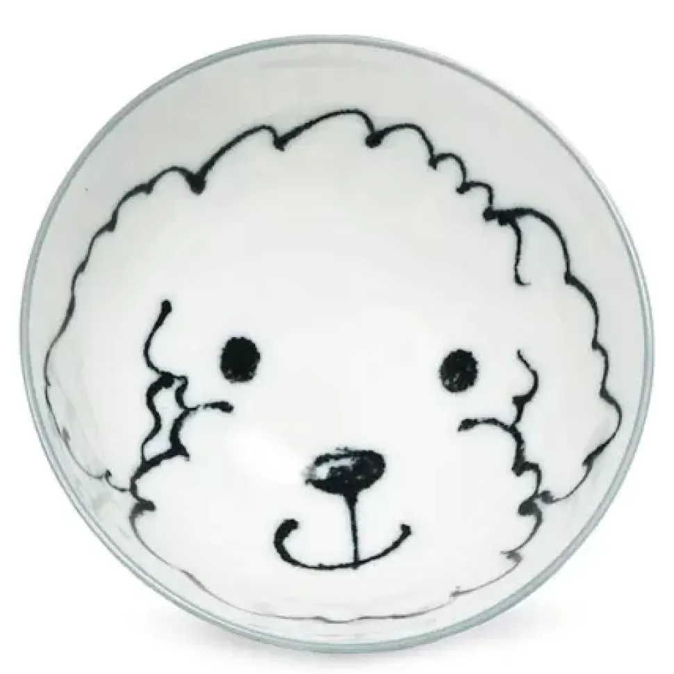 MIYA Company Dogs^Dog Days 4.5" Rice Bowl - Poodle