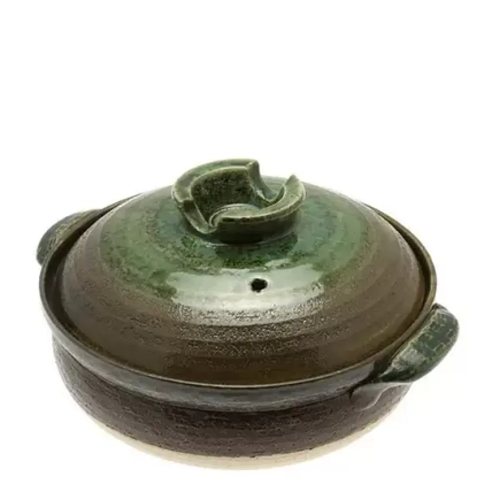 MIYA Company Donabe Casseroles^Donabe Casserole Earth Green 8-Go