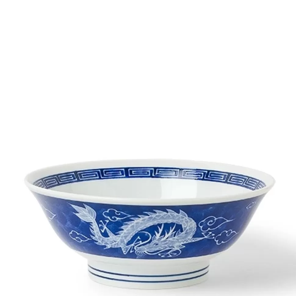 MIYA Company Ramen Bowls^Dragon Blue 8.5" Bowl