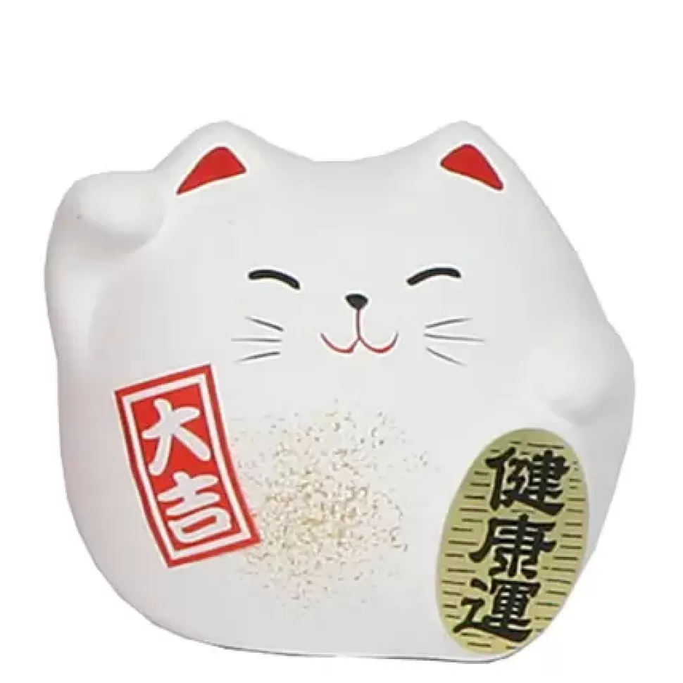 MIYA Company Figurines^Feng Shui Cat 2.25" - White