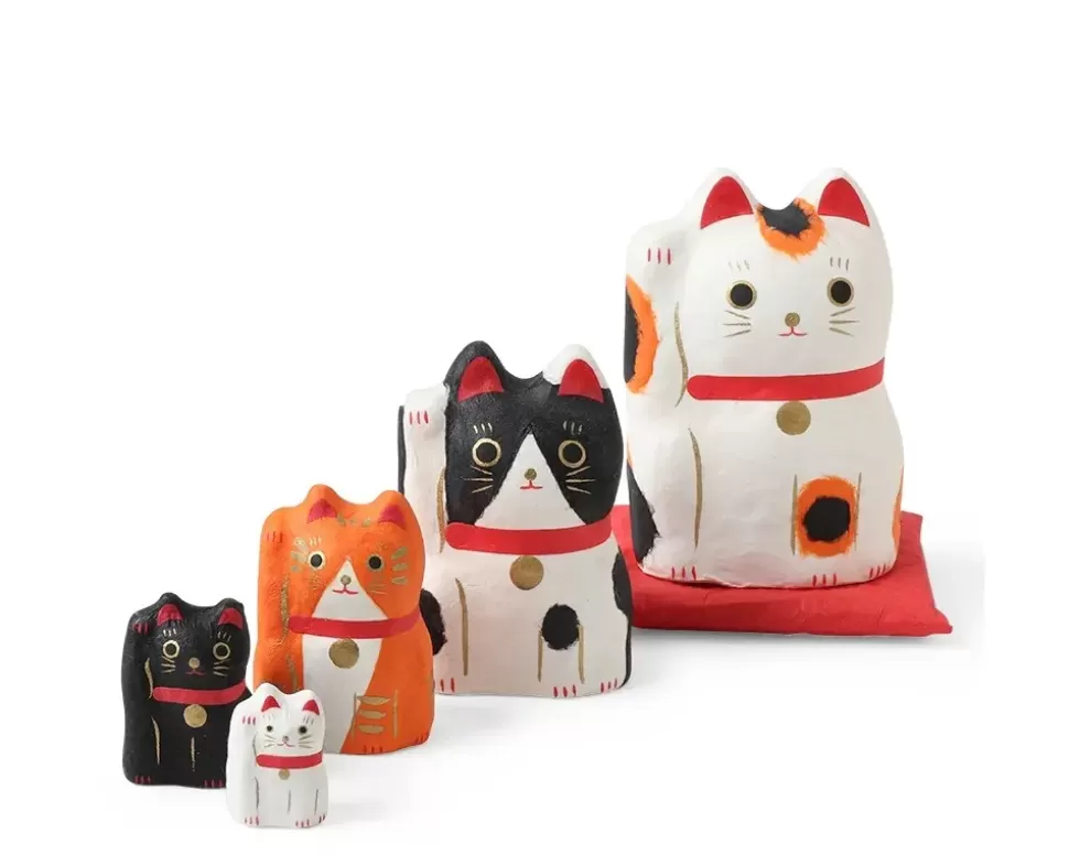 MIYA Company Figurines^Figurine Fortune Cat Nesting Doll Set