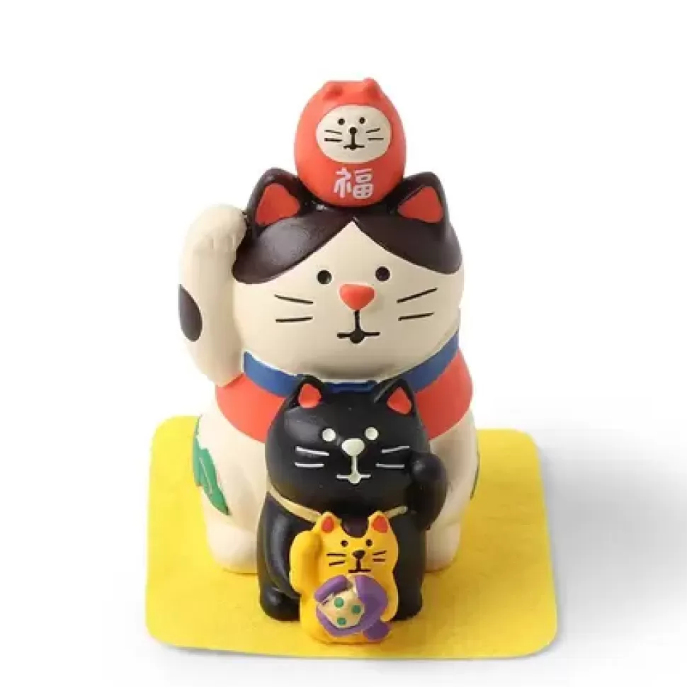 MIYA Company Figurines^Figurine Fortune Cat Stack