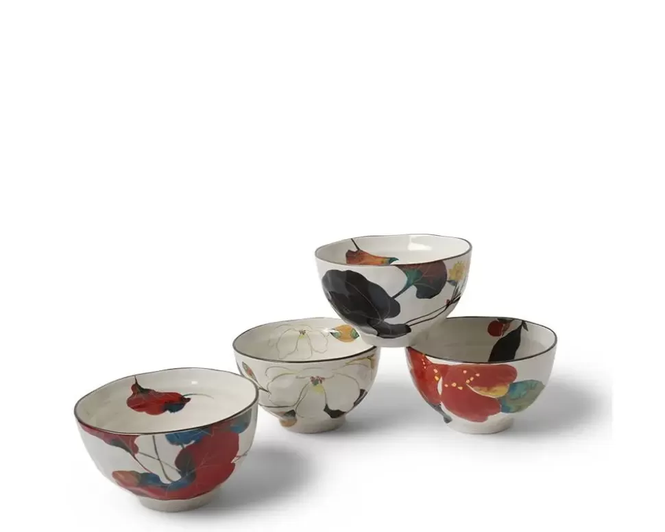 MIYA Company Bowl Sets^Floral Fall Rice Bowl Set