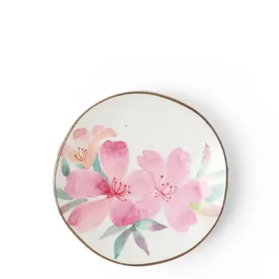 MIYA Company Small Plates^Floral Mini Plate Pink