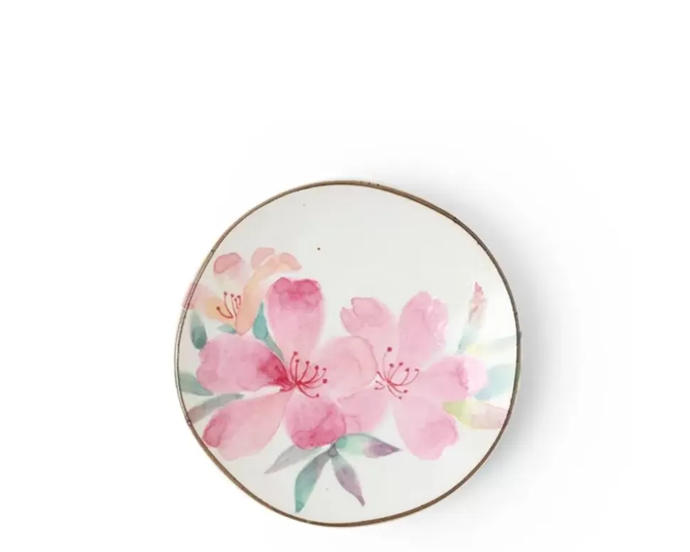 MIYA Company Small Plates^Floral Mini Plate Pink