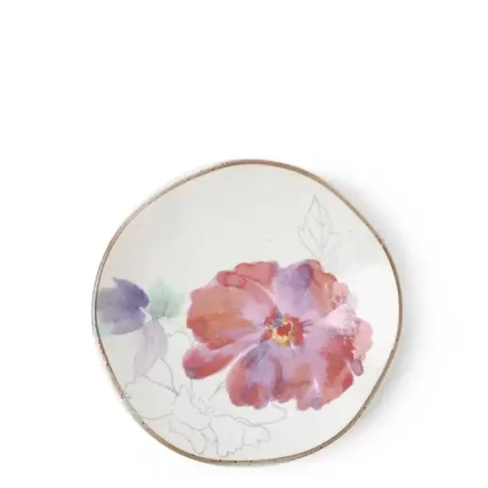 MIYA Company Small Plates^Floral Mini Plate Purple