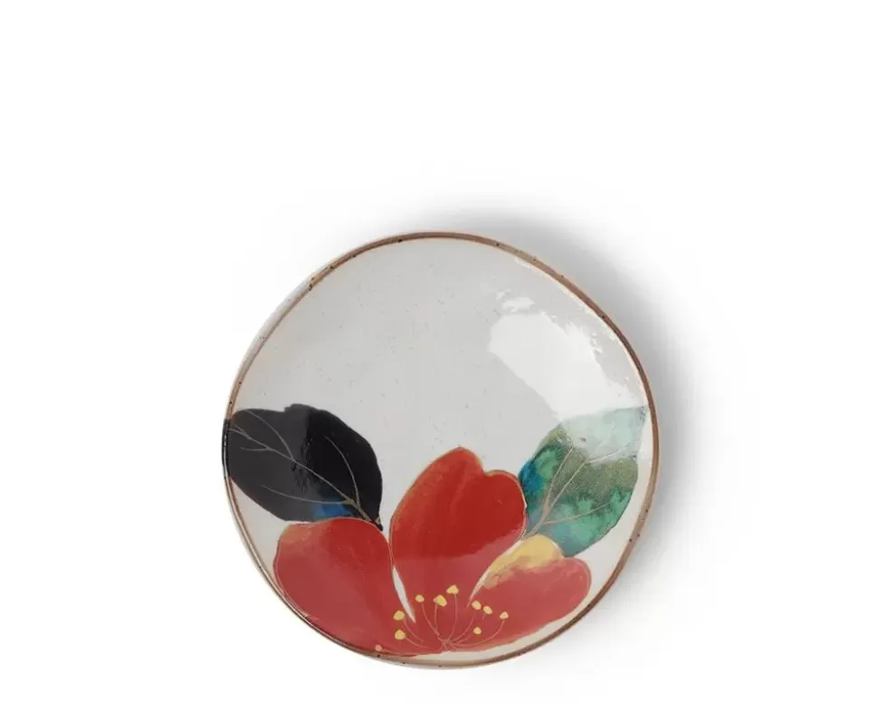 MIYA Company Small Plates^Floral Mini Plate Red