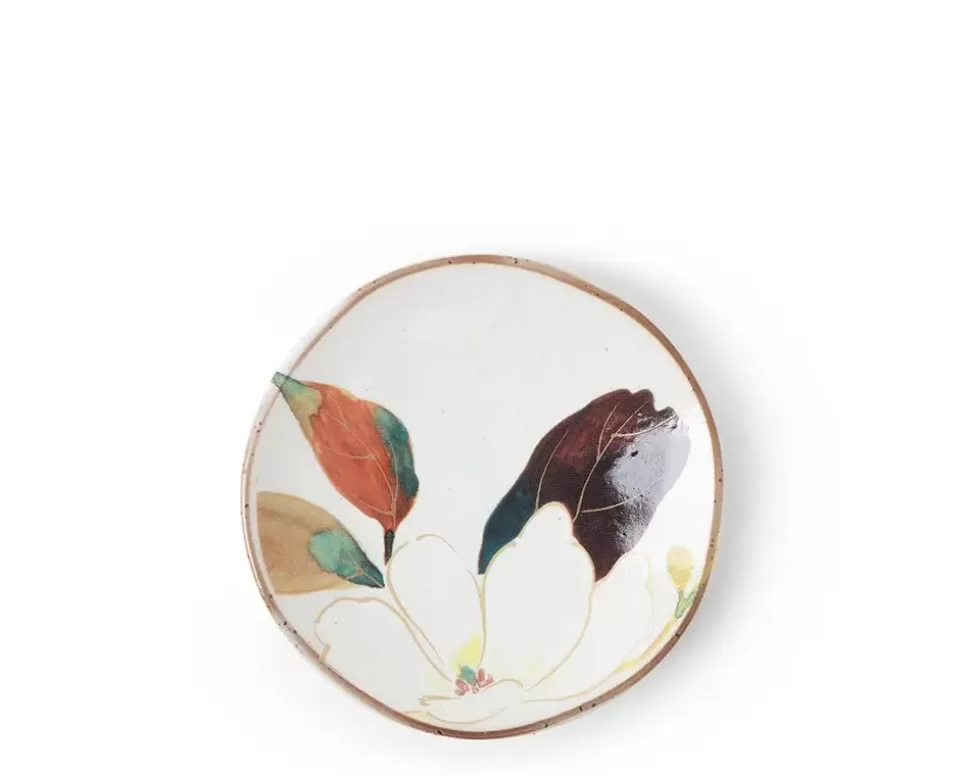 MIYA Company Small Plates^Floral Mini Plate White