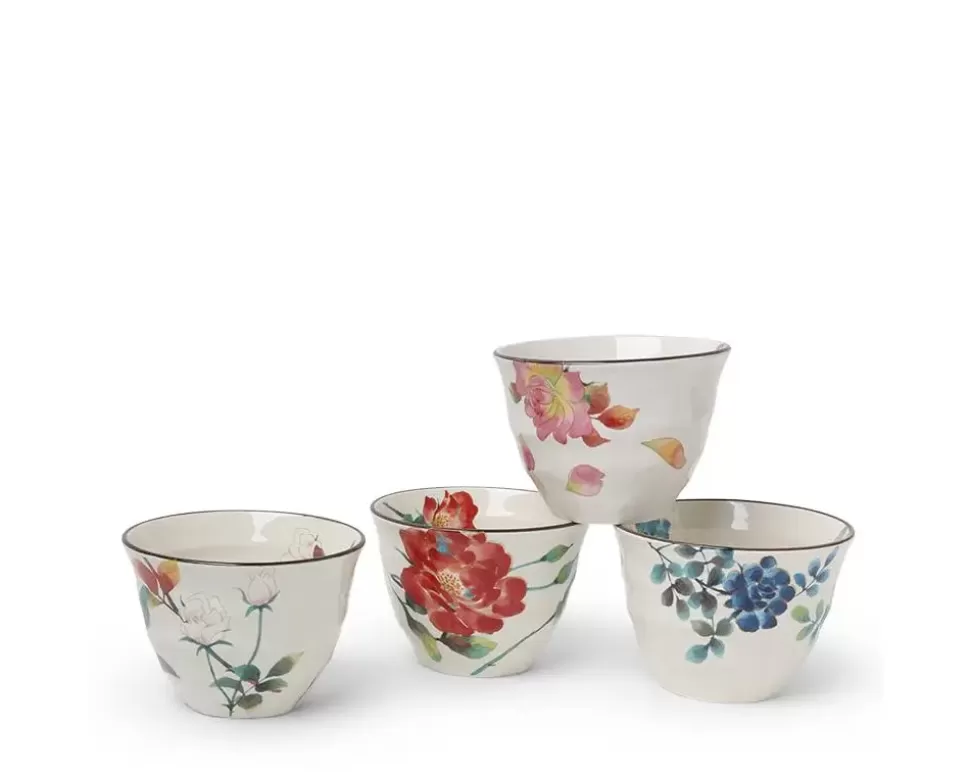 MIYA Company Cup/Mug Sets^Floral Summer 7 Oz. Teacup Set