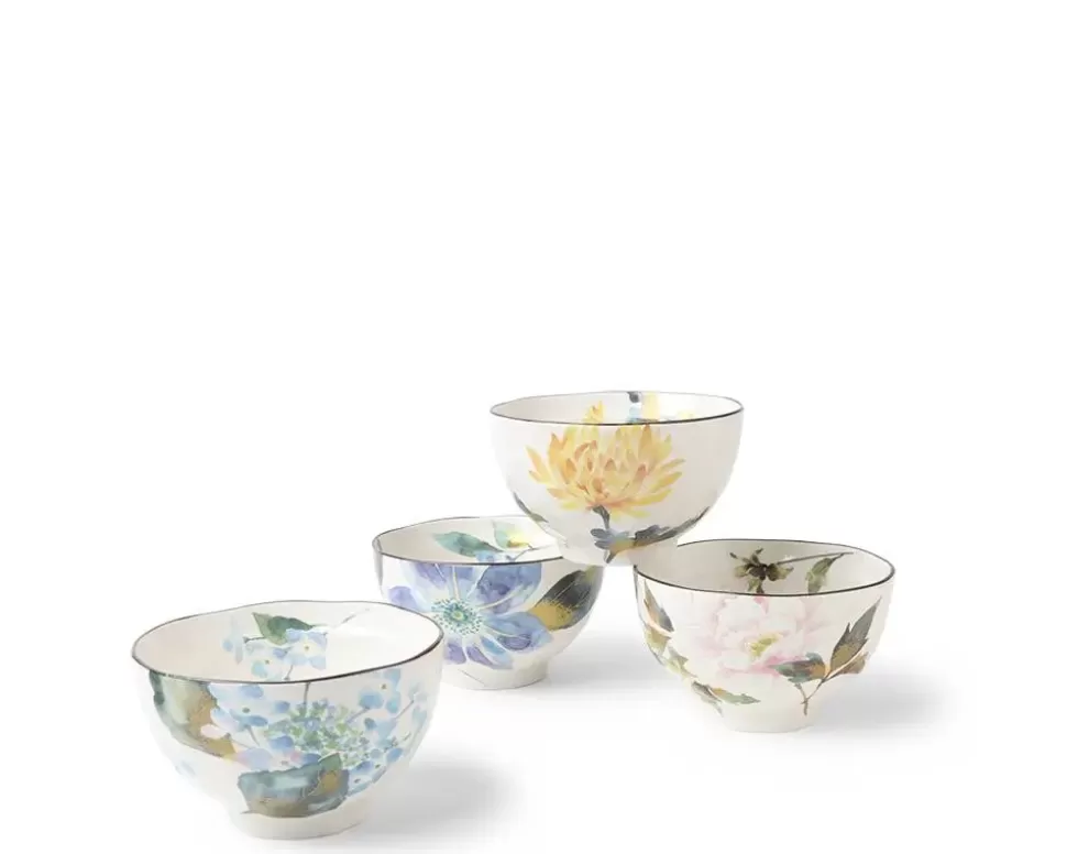 MIYA Company Bowl Sets^Floral Summer Rice Bowl Set